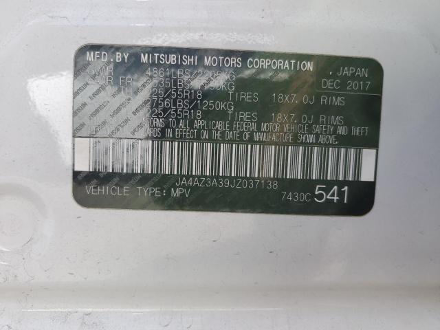 2018 MITSUBISHI OUTLANDER - JA4AZ3A39JZ037138