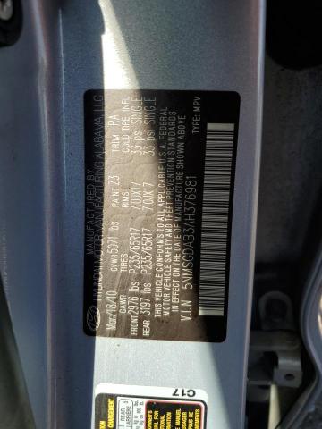 2010 HYUNDAI SANTA FE G - 5NMSGDAB3AH376981