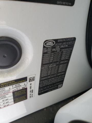 2020 LAND ROVER RANGE ROVER VELAR R-DYNAMIC S - SALYK2EX1LA286835