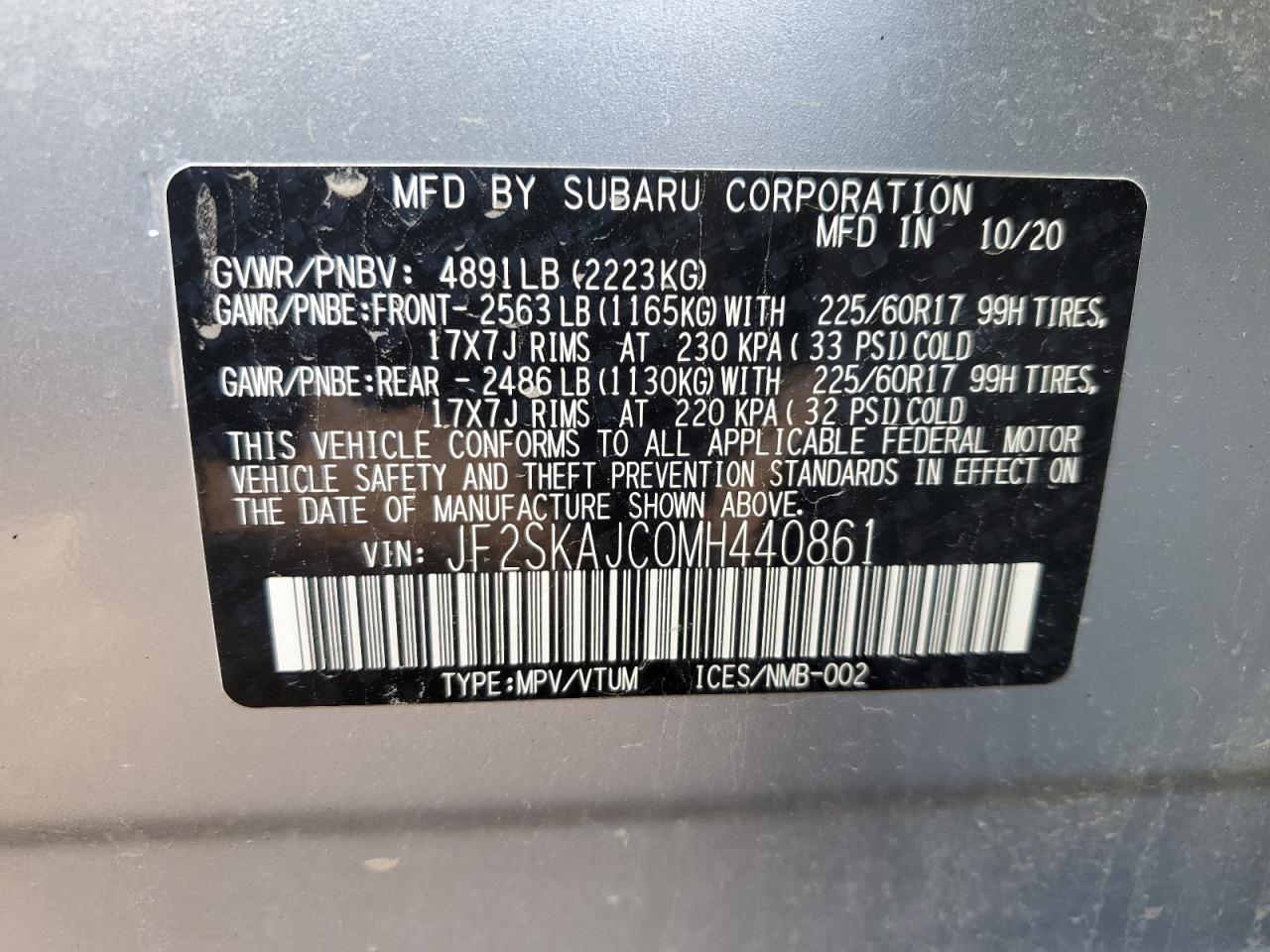 SUBARU FORESTER PREMIUM