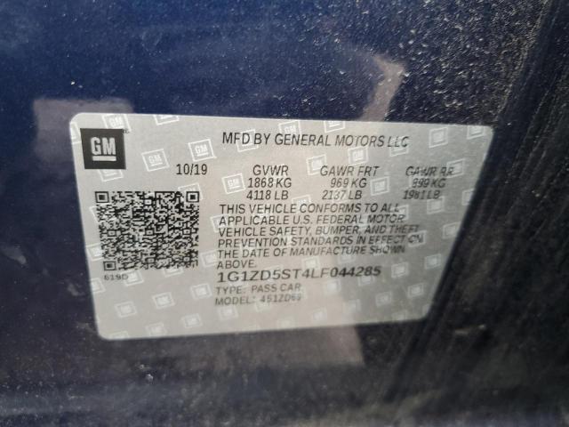 2020 CHEVROLET MALIBU LT - 1G1ZD5ST4LF044285