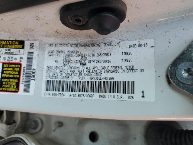 2018 TOYOTA TACOMA DOU - 5TFDZ5BN1JX038519