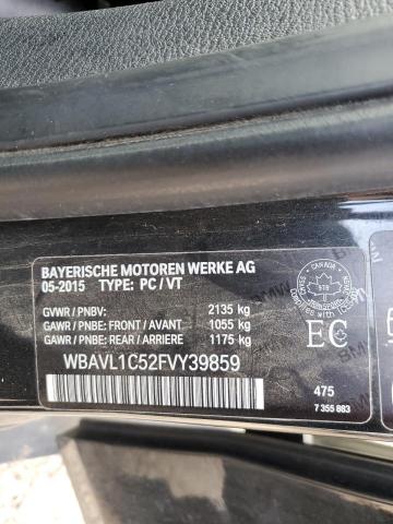2015 BMW X1 XDRIVE2 WBAVL1C52FVY39859