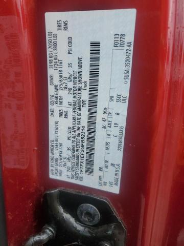 2016 FORD F150 SUPER CAB - 1FTFX1EF2GFB52314