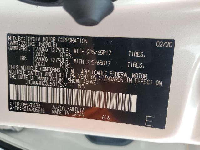 2020 LEXUS NX 300 BAS - JTJAARBZ3L5017574