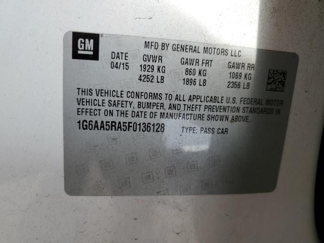 2015 CADILLAC ATS 1G6AA5RA5F0136128