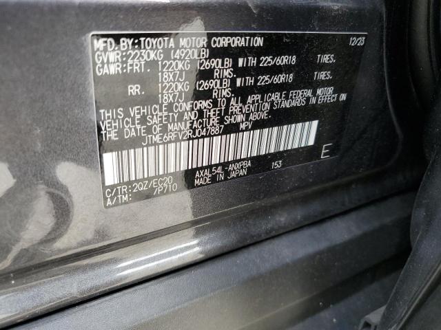 2024 TOYOTA RAV4 XSE - JTME6RFV2RJ047887