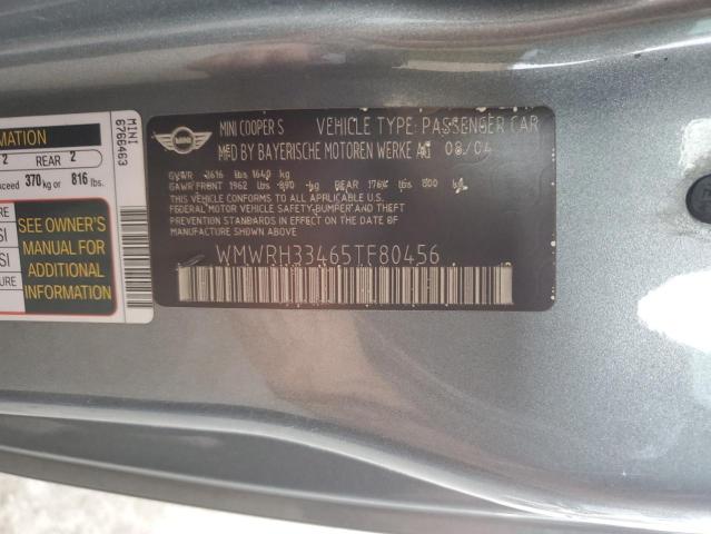 2005 MINI COOPER S #3263760127