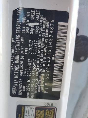 2017 KIA SORENTO LX - 5XYPG4A3XHG279876