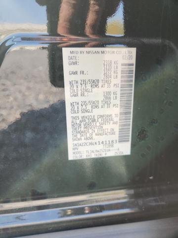 2020 NISSAN MURANO SL 5N1AZ2CJ6LN141183