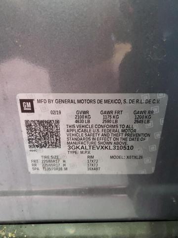 2019 GMC TERRAIN SLE 3GKALTEVXKL310510