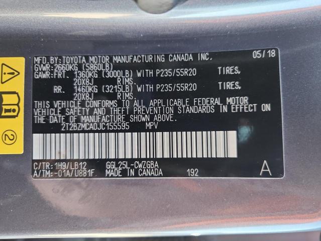 2018 LEXUS RX 350 BAS #3259735204