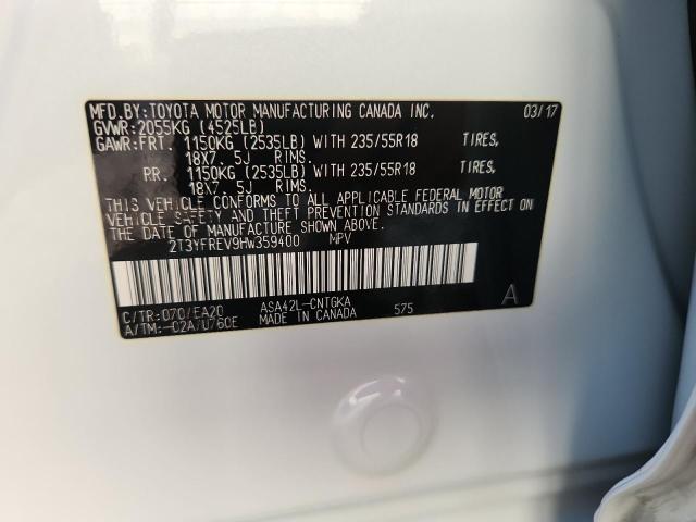 2017 TOYOTA RAV4 LIMIT 2T3YFREV9HW359400