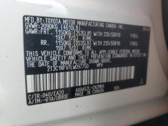 2020 TOYOTA RAV4 XLE P - 2T3C1RFV7LW097750