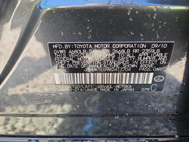 2011 LEXUS ES 350 - JTHBK1EG9B2417704