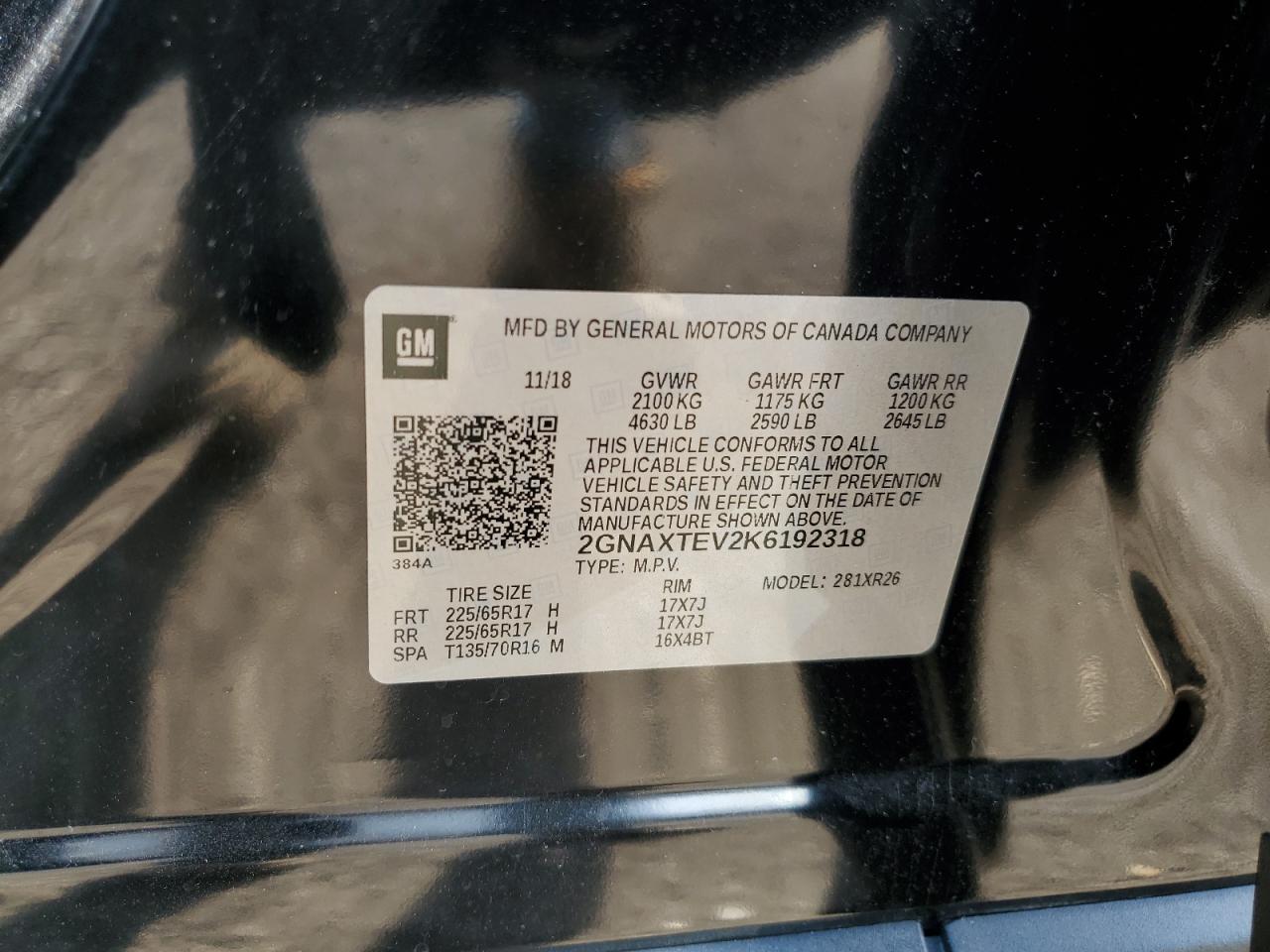 CHEVROLET EQUINOX LT