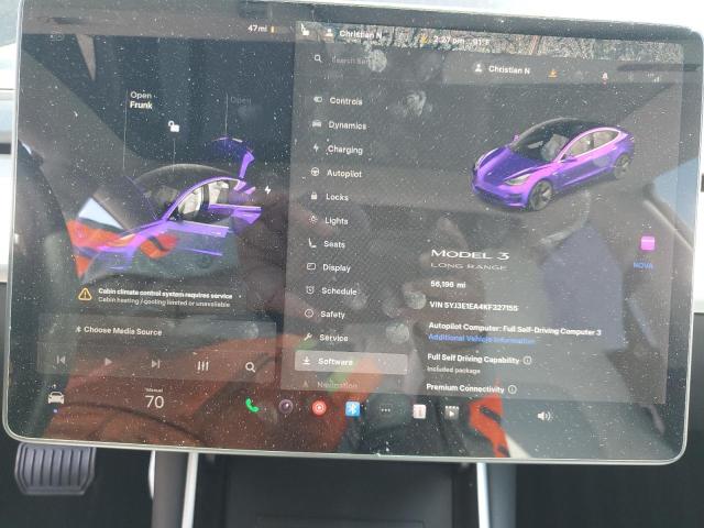 2019 TESLA MODEL 3 - 5YJ3E1EA4KF327155