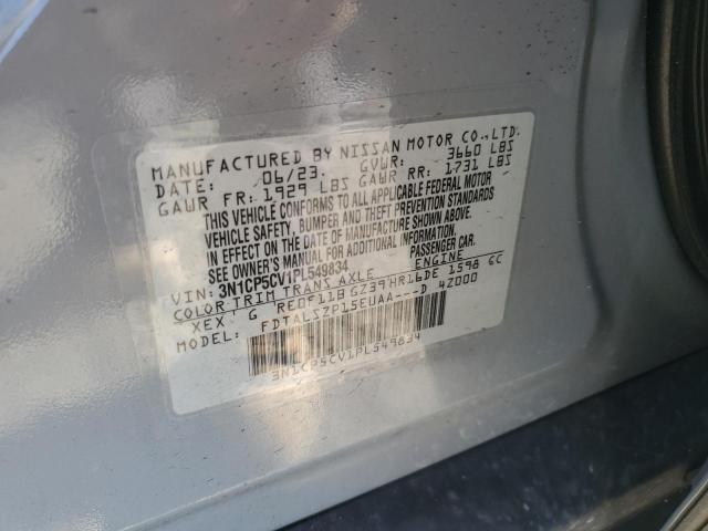 2023 NISSAN KICKS SV 3N1CP5CV1PL549834