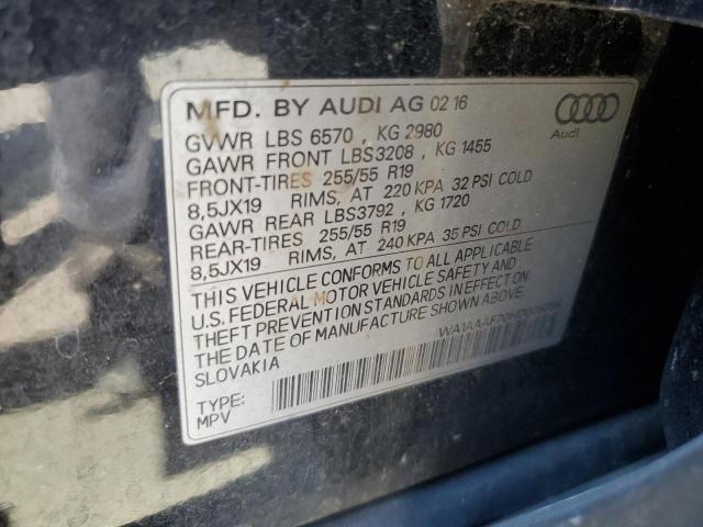 2017 AUDI Q7 PREMIUM WA1AAAF70HD008058