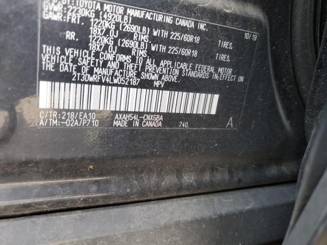 2020 TOYOTA RAV4 LIMIT 2T3DWRFV4LW052187