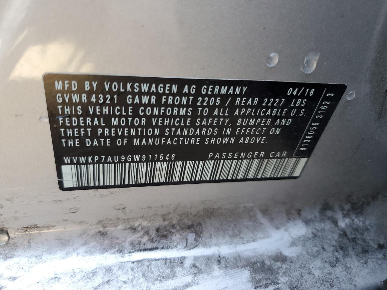 VOLKSWAGEN E-GOLF SE