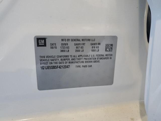 2015 CHEVROLET SONIC 1G1JE5SB5F4212047