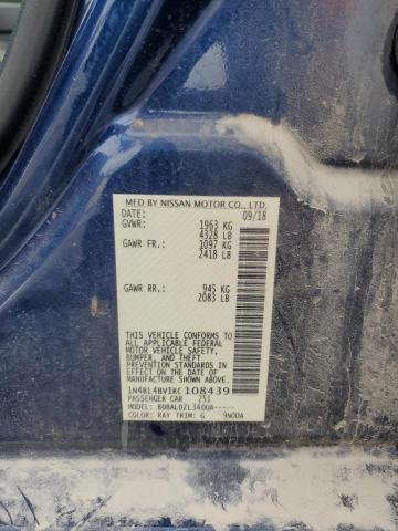 2019 NISSAN ALTIMA S - 1N4BL4BV1KC108439