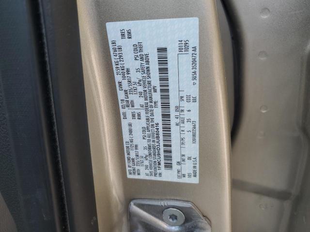 2018 FORD ESCAPE SEL - 1FMCU9HD3JUB80416