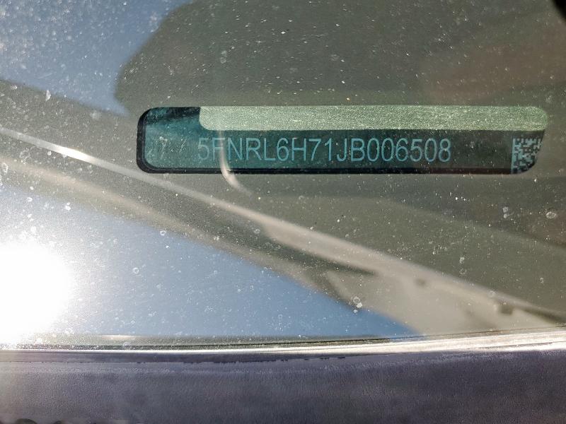 2018 HONDA ODYSSEY EXL 5FNRL6H71JB006508