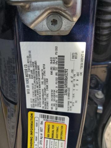 2017 LINCOLN MKZ PREMIE 3LN6L5A9XHR642292