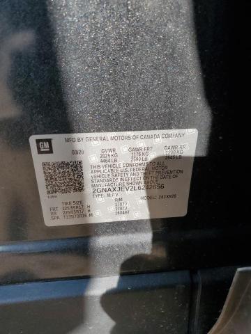 2020 CHEVROLET EQUINOX LT - 2GNAXJEV2L6242656