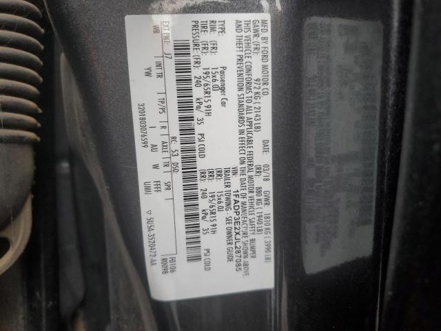 2018 FORD FOCUS S #3280318958