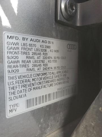 2017 AUDI Q7 PREMIUM - WA1LAAF77HD018871