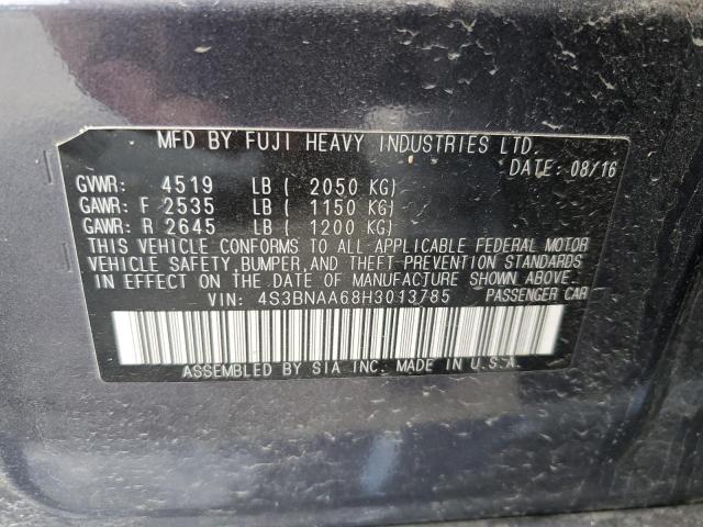 2017 SUBARU LEGACY 2.5 - 4S3BNAA68H3013785