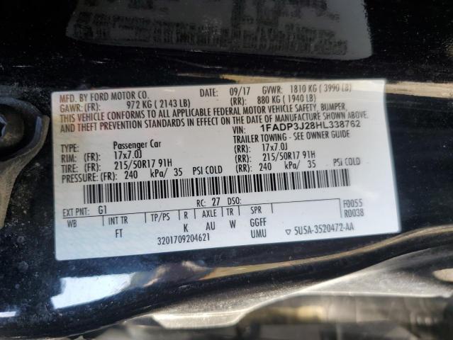 2017 FORD FOCUS TITANIUM 1FADP3J28HL338762