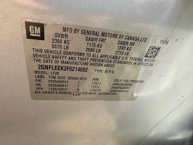2015 CHEVROLET EQUINOX LS 2GNFLEEK2F6214682