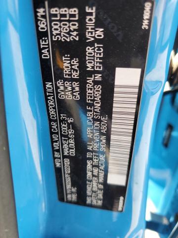 2015 VOLVO V60 R DESI YV1902SS7F1223120