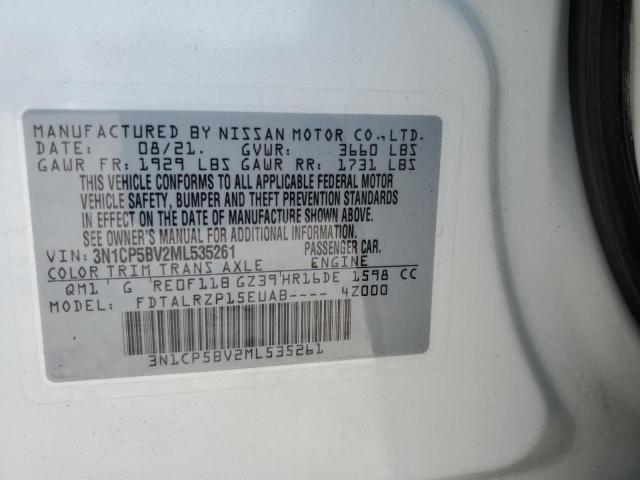 2021 NISSAN KICKS S 3N1CP5BV2ML535261
