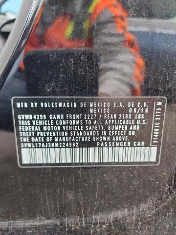 2017 VOLKSWAGEN JETTA SEL 3VWL17AJ3HM224962