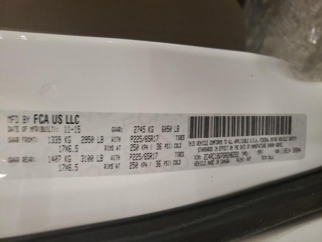 2016 CHRYSLER TOWN & COU 2C4RC1BG7GR206222