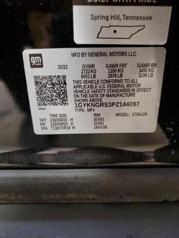 2023 CADILLAC XT5 SPORT 1GYKNGRS3PZ144097