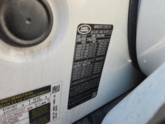 2021 LAND ROVER RANGE ROVE SALYT2EX1MA307875