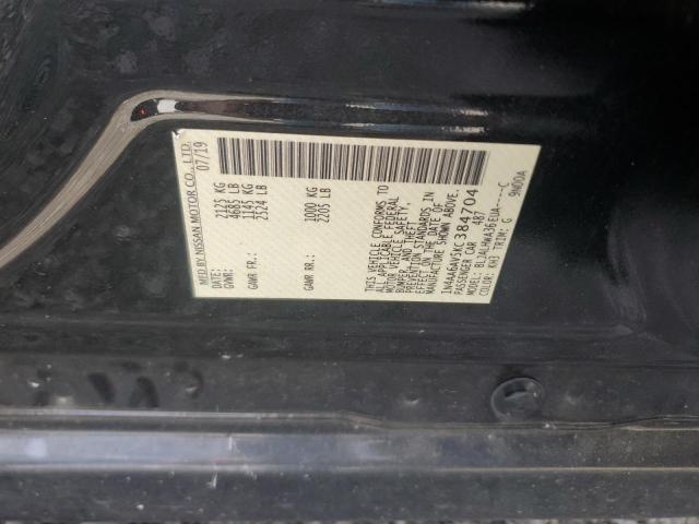 2019 NISSAN MAXIMA S 1N4AA6AV5KC384704