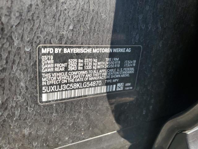 2019 BMW X4 XDRIVE3 - 5UXUJ3C58KLG54870