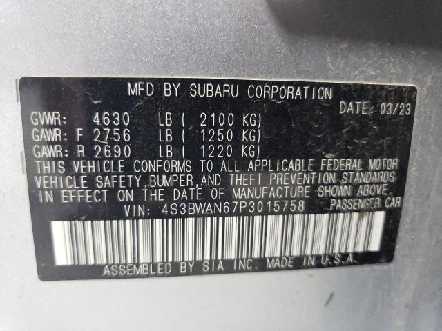 2023 SUBARU LEGACY LIM 4S3BWAN67P3015758