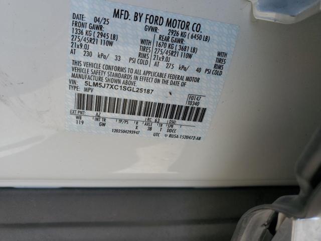 2025 LINCOLN AVIATOR RE 5LM5J7XC1SGL25187