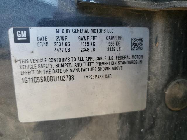 2016 CHEVROLET MALIBU LIM 1G11C5SA0GU103798