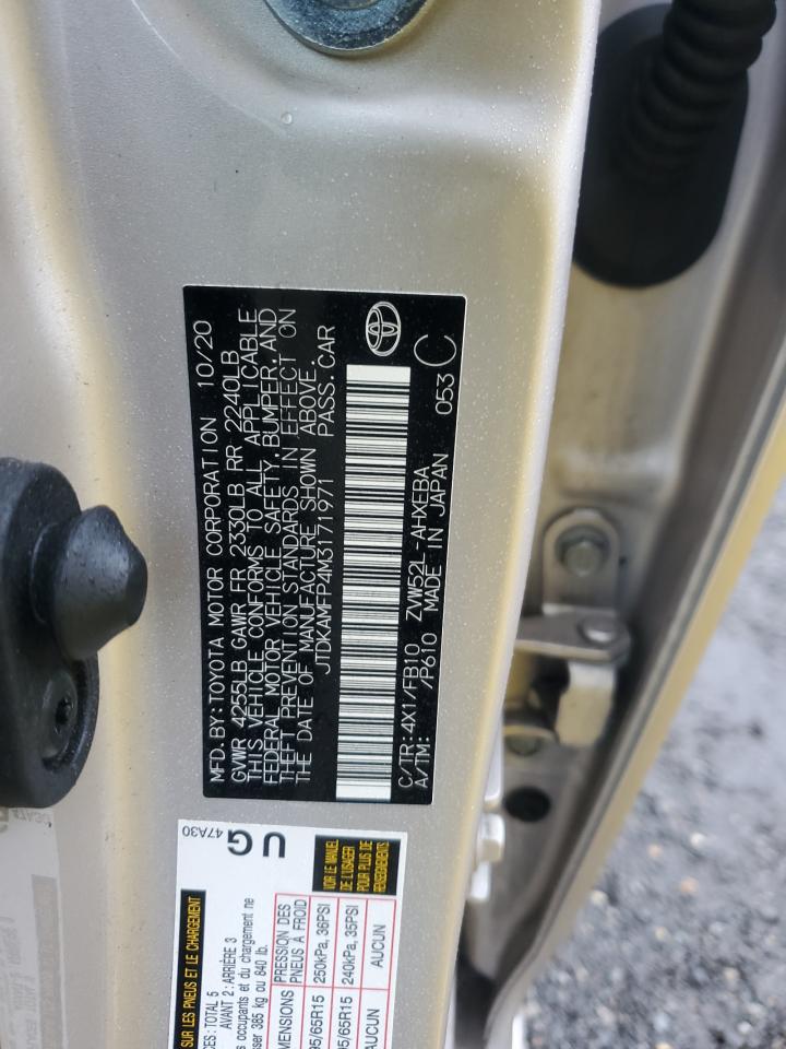 TOYOTA PRIUS PRIME LE