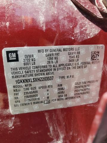 2017 GMC ACADIA DEN - 1GKKNXLSXHZ203537