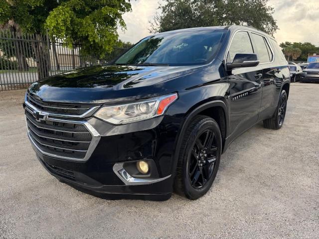 CHEVROLET TRAVERSE LT 2021 black  gas 1GNERGKW7MJ168621 photo #1